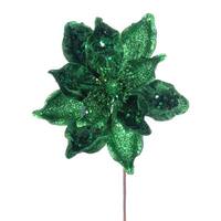 View 15" Midnight Green Deluxe Magnolia Stem (6 Pack)