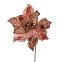 View 15" Rose Gold Deluxe Magnolia Stem (6 Pack)