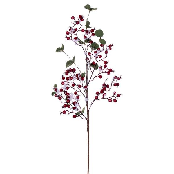 29" Red Berry/Leaf Setaria Spray (3 pack)