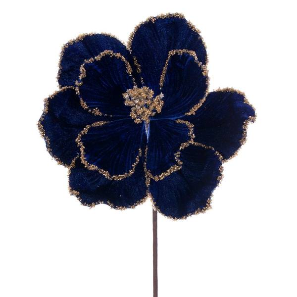 17" Midnight Blue/Gold Edge Magnolia (5 pack)