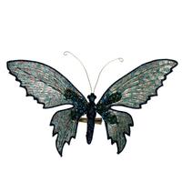 Vickerman 7.5" Seafoam Glitter Butterfly Clip Ornament (4 Pack)