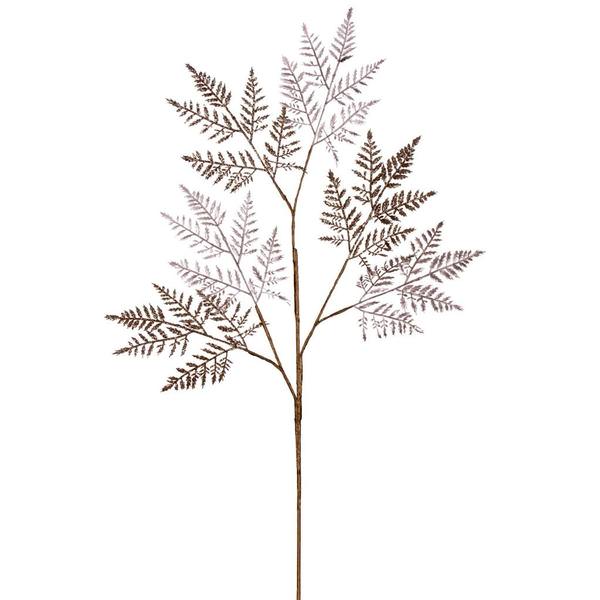 27" Rose Gold Metallic Fern Spray (2 pack)