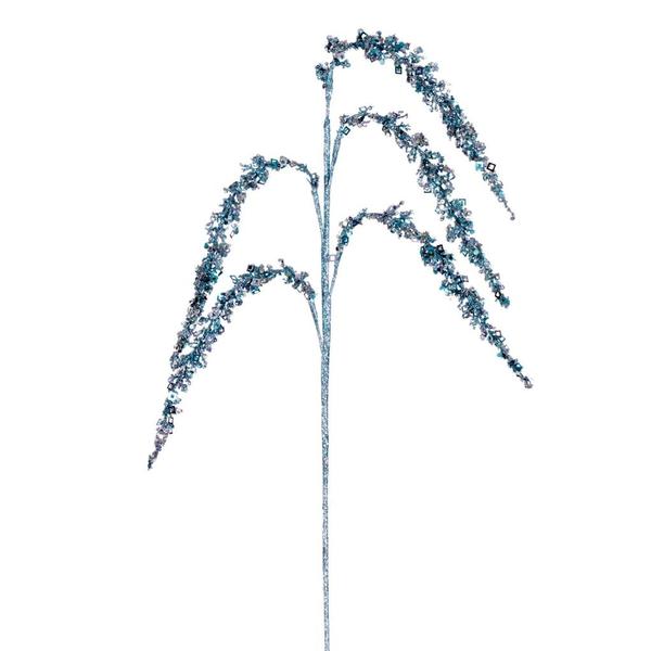 27" Baby Blue Glitter Setaria Spray (3 pack)