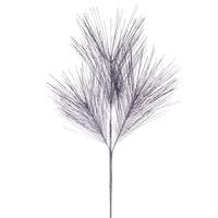 Vickerman 24" Silver Metallic Pine Needle Spray (2 pack)