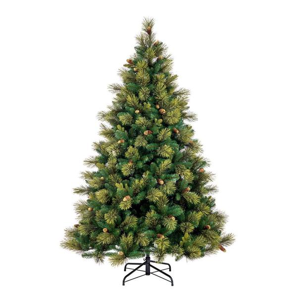 7.5' x 62" Artificial Emerald Mixed Fir 850 Clear Dura-Lit LED Miniature Lights