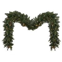 Vickerman 9' X 14" Artificial Emerald Fir Pine 100 Clear Lights