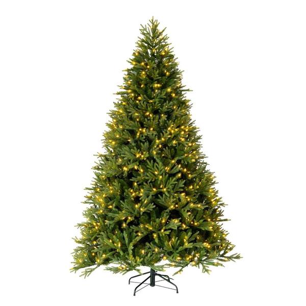 9' x 67" Artificial Tiffany Fraser 1100 Warm White Lights