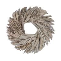 Vickerman 17" Natural Canna Leaf Wreath