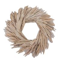 Vickerman 17" Bleached Canna Leaf Wreath