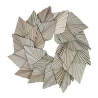 Vickerman 17" Natural Palm Spear Wreath