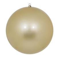Vickerman 24" Champagne Candy Giant Ball Ornament