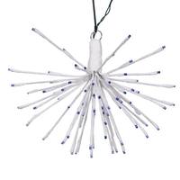 Vickerman 80 Light x 16" 24 volt White Wire Blue 5mm Lights Starburst LED