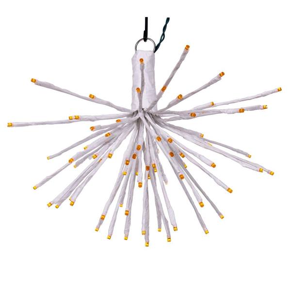 80 Light x 16" 24 volt White Wire White 5mm Lights Starburst LED