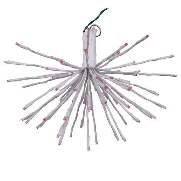 80 Light x 16" 24 volt White Wire Pink 5mm Lights Starburst LED