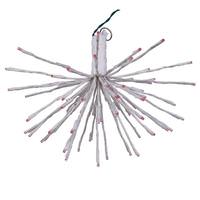 Vickerman 80 Light x 16" 24 volt White Wire Pink 5mm Lights Starburst LED