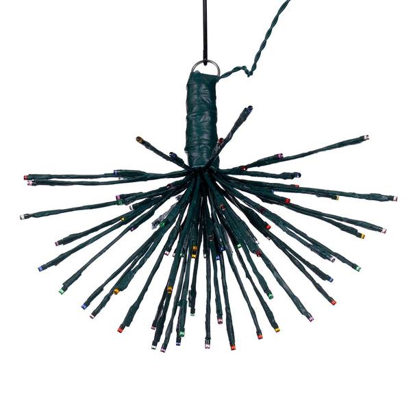 80 Light x 16" 24 volt Green Wire Multi-Colored 5mm Lights Starburst LED