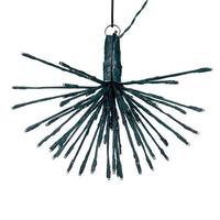 View 80 Light x 16" 24 volt Green Wire Twinkle Warm White 5mm Lights Starburst LED