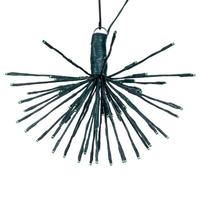 Vickerman 80 Light x 16" 24 volt Green Wire Green 5mm Lights Starburst Multi LED