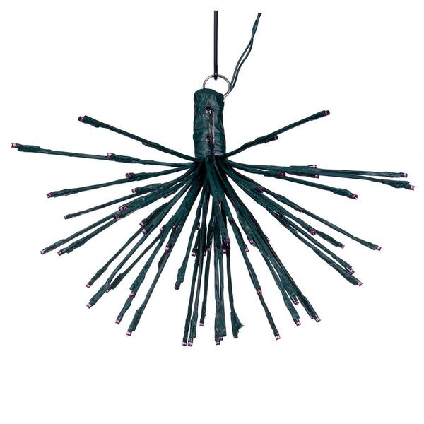 80 Light x 16" 24 volt Green Wire Purple 5mm Lights Starburst Multi LED