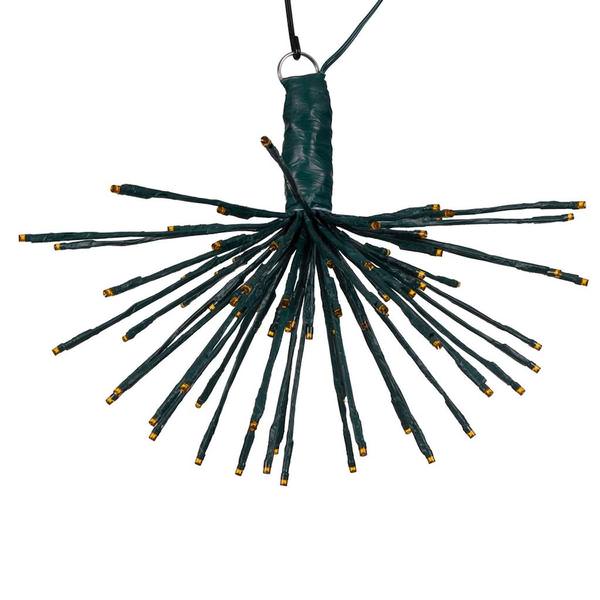 80 Light x 16" 24 volt Green Wire Orange 5mm Lights Starburst Multi LED
