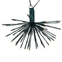 Vickerman 80 Light x 16" 24 volt Green Wire Orange 5mm Lights Starburst Multi LED