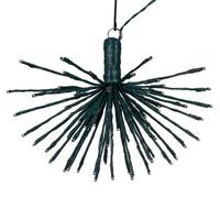 Vickerman 80 Light x 16" 24 volt Green Wire Pure White 5mm Lights Starburst LED