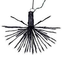 Vickerman 80 Light x 16" 24 volt Black Wire Warm White 5mm Lights Starburst Multi LED