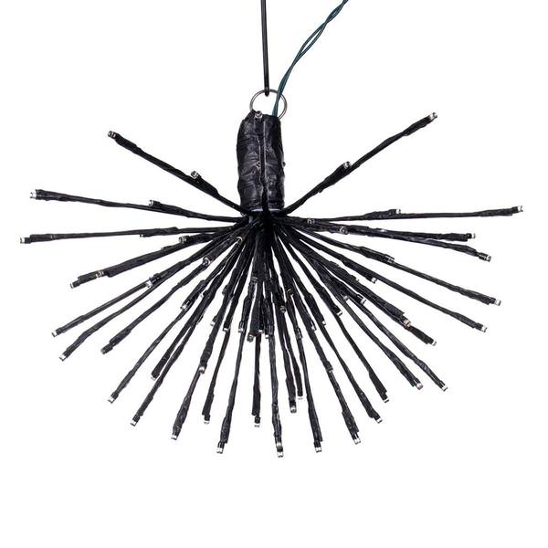 160 Light x 24" 24 volt Black Wire Warm White 5mm Lights Starburst LED