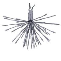 Vickerman 80 Light x 16" 24 volt Silver Wire Twinkle Warm White 5mm Lights Starburst LED