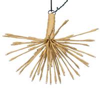 Vickerman 80 Light x 16" 24 volt Champagne Wire Twinkle Warm White 5mm Lights Starburst LED