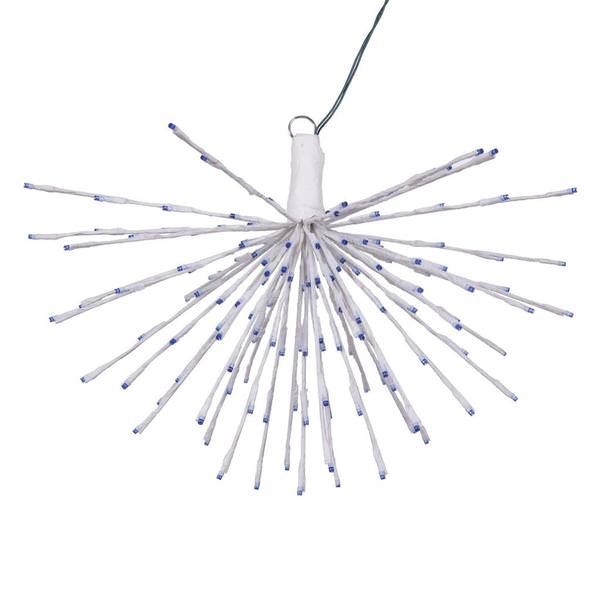 160 Light x 24" 24 volt White Wire Blue 5mm Lights Starburst LED