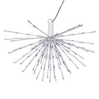 Vickerman 160 Light x 24" 24 volt White Wire Blue 5mm Lights Starburst LED