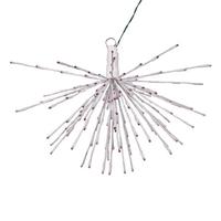 Vickerman 160 Light x 24" 24 volt White Wire Purple 5mm Lights Starburst LED