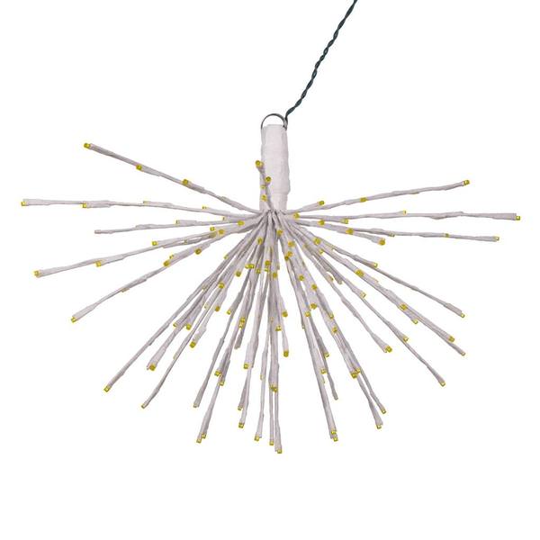 160 Light x 24" 24 volt White Wire Yellow 5mm Lights Starburst LED