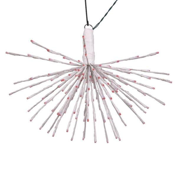 160 Light x 24" 24 volt White Wire Pink 5mm Lights Starburst LED