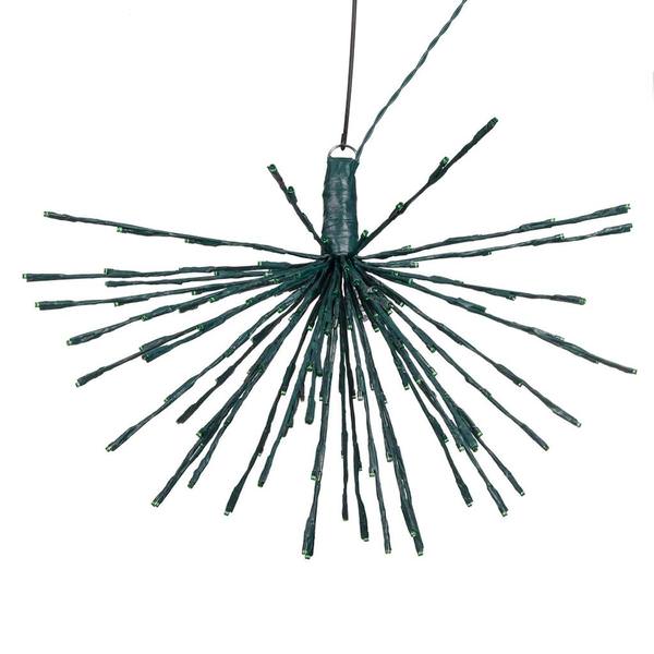 160 Light x 24" 24 volt Green Wire Green 5mm Lights Starburst LED