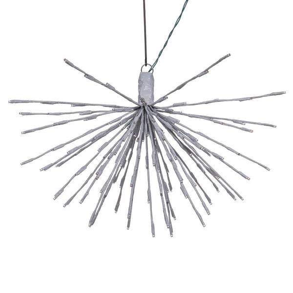 160 Light x 24" 24 volt Silver Wire Warm White 5mm Lights Starburst LED