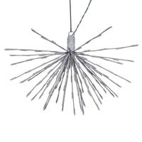 Vickerman 160 Light x 24" 24 volt Silver Wire Twinkle Warm White 5mm Lights Starburst LED