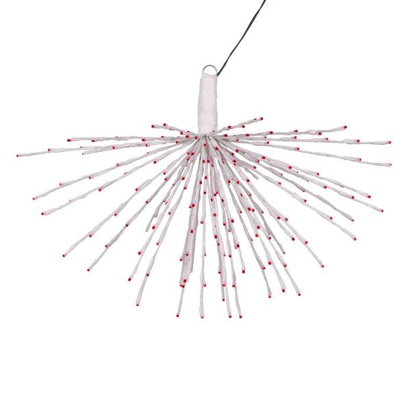 240 Light x 32" 24 volt White Wire Twinkle Red 5mm Lights Starburst LED