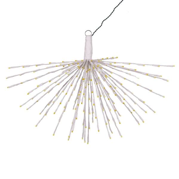 240 Light x 32" 24 volt White Wire Twinkle Yellow 5mm Lights Starburst LED