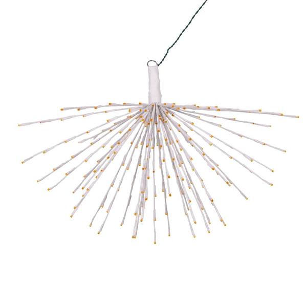 240 Light x 32" 24 volt White Wire Orange 5mm Lights Starburst LED
