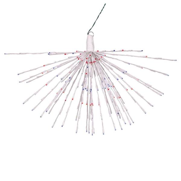 240 Light x 32" 24 volt White Wire Red / White / Blue 5mm Lights Starburst LED