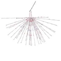 Vickerman 240 Light x 32" 24 volt White Wire Red / White / Blue 5mm Lights Starburst LED