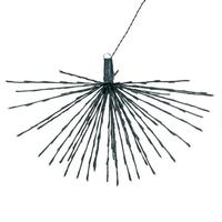 Vickerman 240 Light x 32" 24 volt Green Wire Twinkle Warm White 5mm Lights Starburst LED