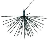Vickerman 240 Light x 32" 24 volt Green Wire Orange 5mm Lights Starburst LED