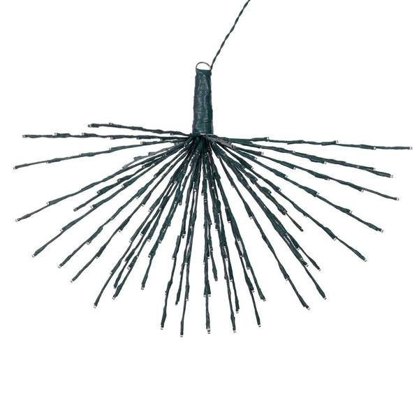 240 Light x 32" 24 volt Green Wire Pure White 5mm Lights Starburst LED