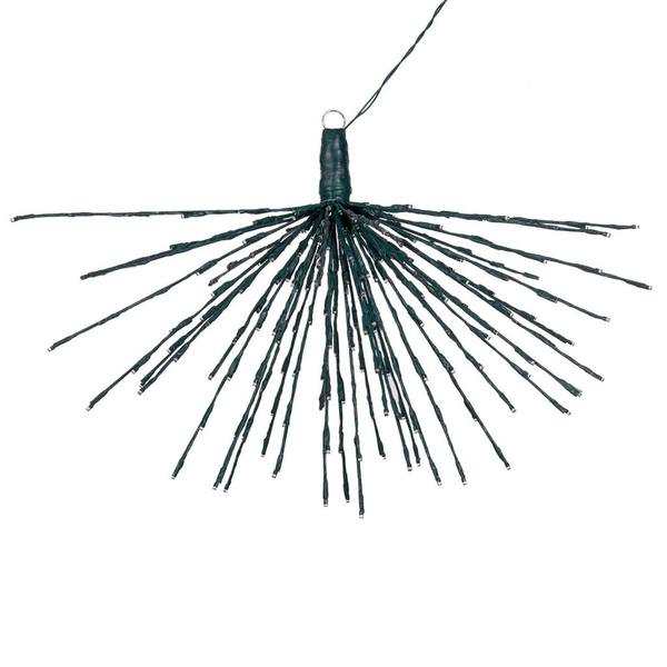 240 Light x 32" 24 volt Green Wire Pure White Twinkle 5mm Lights Starburst LED
