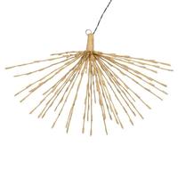 Vickerman 240 Light x 32" 24 volt Champagne Wire Twinkle Warm White 5mm Lights Starburst LED