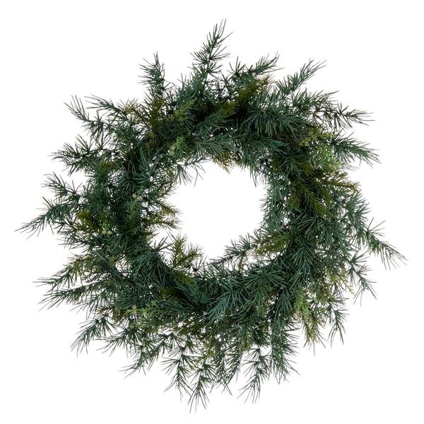 24" Mixed Fern Cedar Wreath