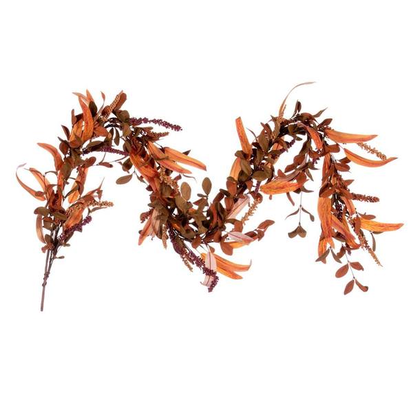 5' Artificial Autumn Berry and Foliage Garland